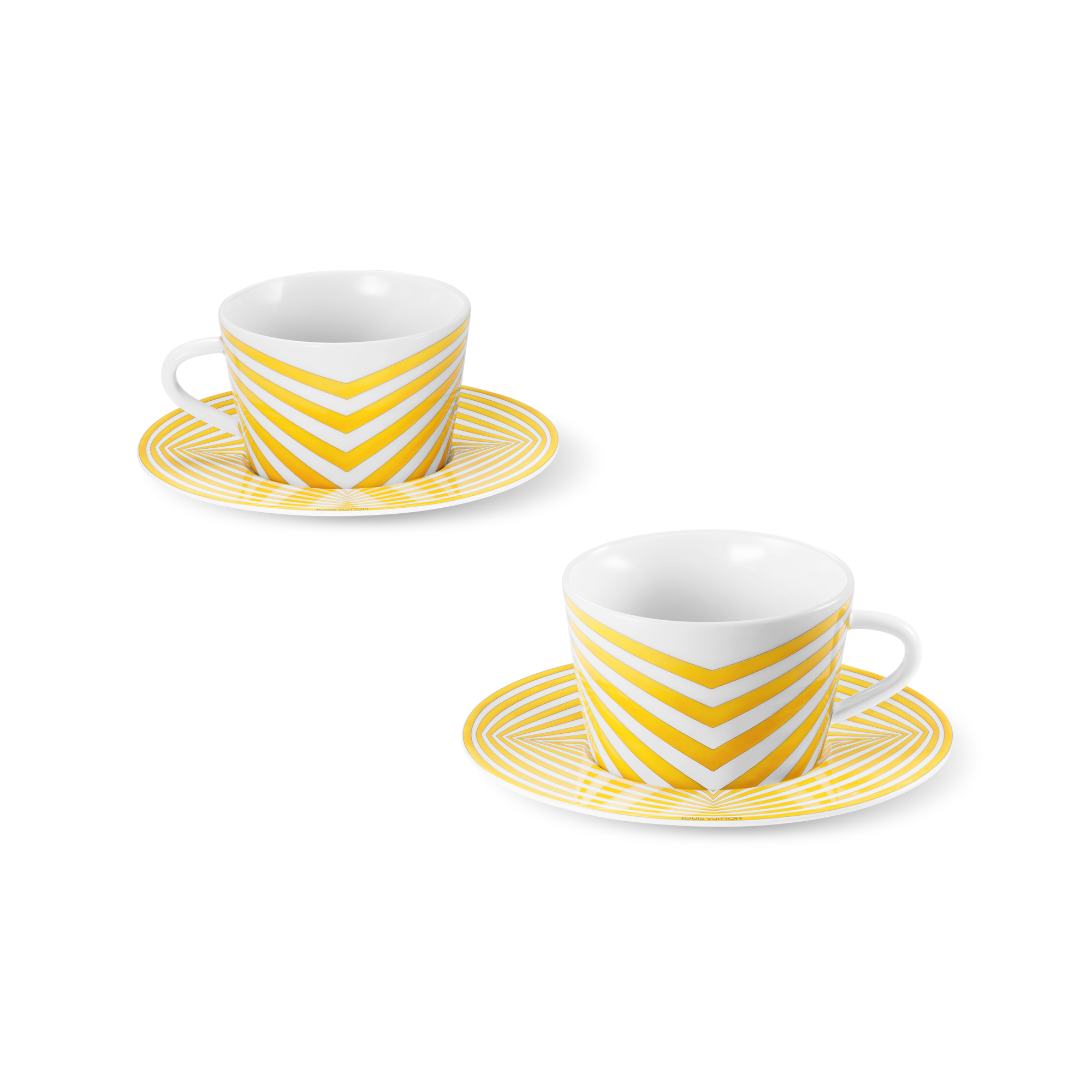 Dolce Vita Set of 2 Teacups - Luxury Yellow | LOUIS VUITTON